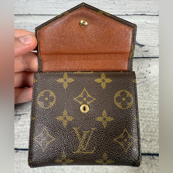 Louis Vuitton Portefeiulle Elise Trifold Wallet Monogram Canvas Leather - Picture 9 of 14